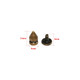 Metal Screw-Back Cone Studs, 11mm x 8mm - (Pack of 50)